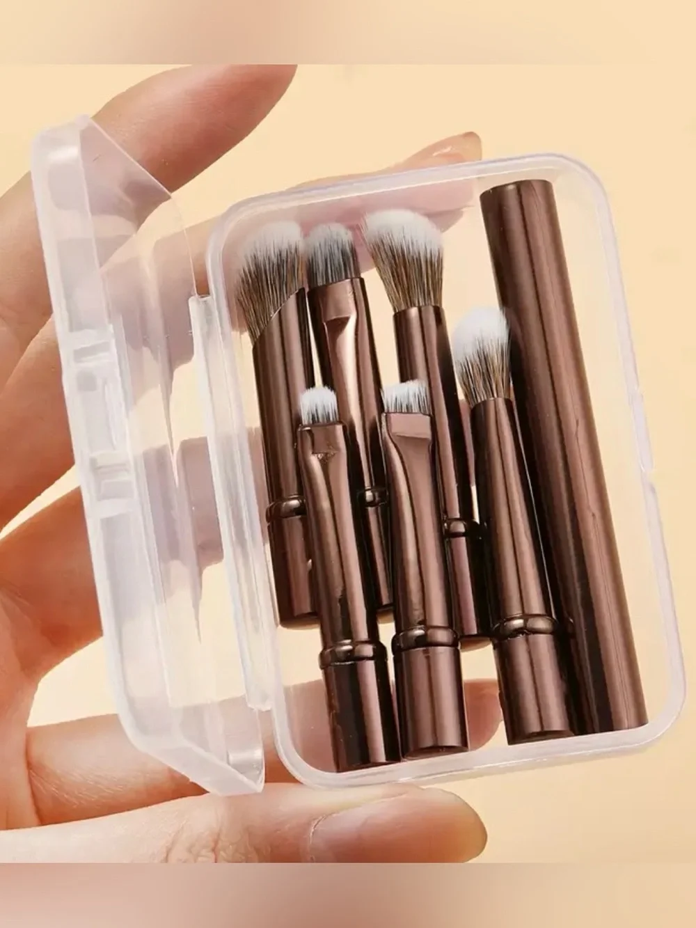 6 pcs Mini Travel Makeup Brush Set